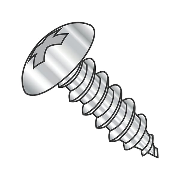 Usa Industrials Self-Drilling Screw, #6-18 x 7/8 in, Plain 18-8 Stainless Steel Truss Head Phillips Drive BULK-SCRW-13992 - main